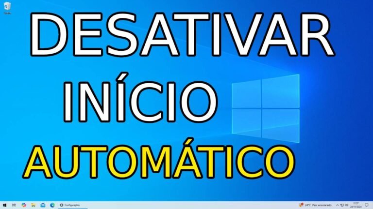 Como parar de abrir programas ao iniciar o windows