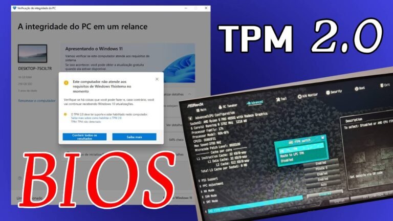 Como Habilitar o TPM 2.0 no Windows 10