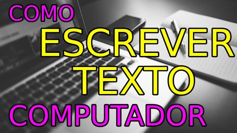 Onde escrever texto no Notebook