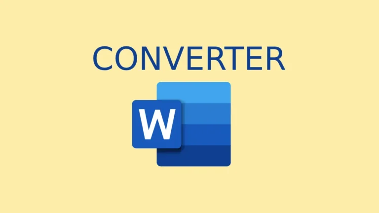 Como converter arquivos Word