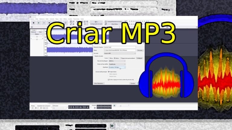 Como salvar em MP3 no Audacity
