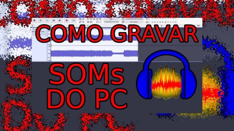 Como gravar som do PC com o Audacity