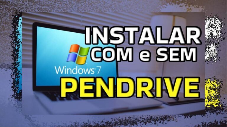 Como instalar Windows antigo sem e com Pendrive
